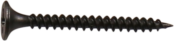 Afbeeldingen van Kelfort Snelbouwschroef 3.5 x 35 mm normale draad trompetkop zwart