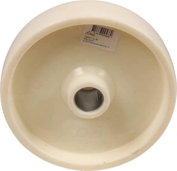 Afbeeldingen van Kelfort Wiel 200 mm met rollager wit pvc