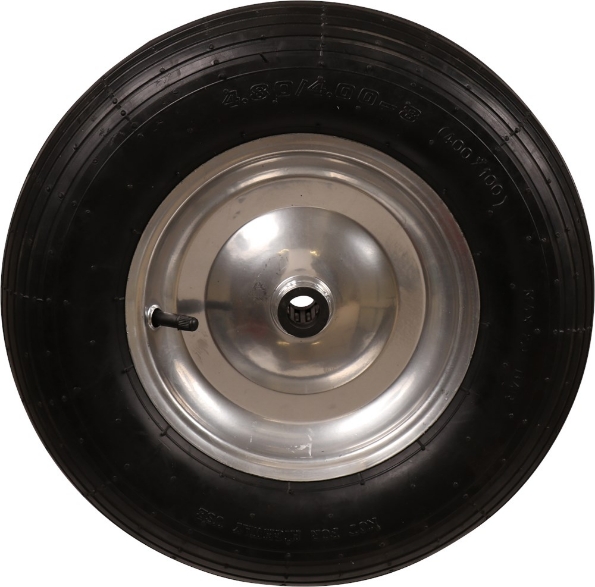 Afbeeldingen van Kelfort Luchtband 400 mm met rollager velg gevalganiseerd verzinkt