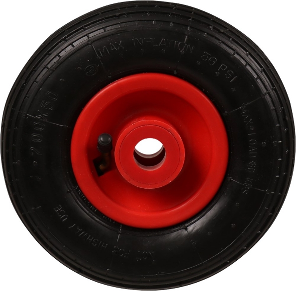 Afbeeldingen van Kelfort Luchtband 200 mm met glijlager kunststof velg