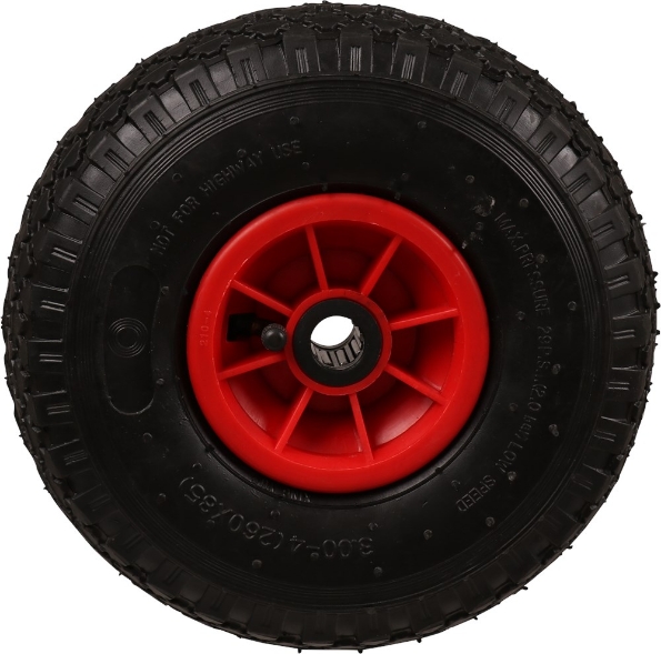 Afbeeldingen van Kelfort Luchtband 260 mm met glijlager kunststof velg