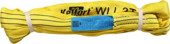 Afbeeldingen van Kelfort Rondstrop RSK30-1.5  1,5 meter 3000 kilo geel met certificaat