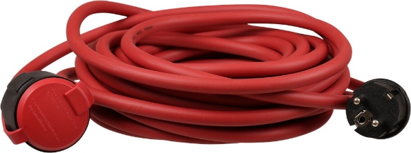 Afbeeldingen van kelfort Verlengsnoer 10 meter 3x1.5mm2 h07rn-f rood neopreen