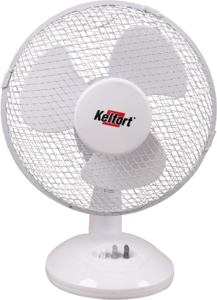 Afbeeldingen van Kelfort Ventilator TAFELMODEL 275 mm 25W. wit