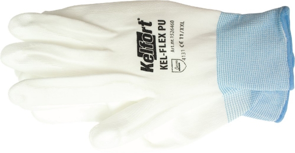 Afbeeldingen van Kelfort Werkhandschoen KEL-FLEX PU Wit XL/10