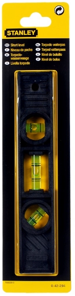 Afbeeldingen van STANLEY Waterpas Torpedo Kunststof 0-42-294, 20cm