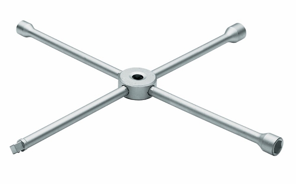 Afbeeldingen van GEDORE Kruissleutel tbv personen- en vrachtwagens 28 PR 17 x 19 x 21 x 24mm