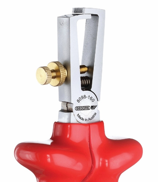 Afbeeldingen van GEDORE VDE-Draadstriptang met doop-isolatie VDE 8098 160mm