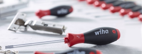 Afbeeldingen van Wiha Schroevendraaier SoftFinish sleufkop met ronde schacht voor diepliggende schroeven 302 3 x 80