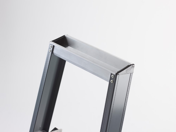 Afbeeldingen van Altrex Enkel oploopbare trap - aluminium (gecoat) Falco 1x4 treden