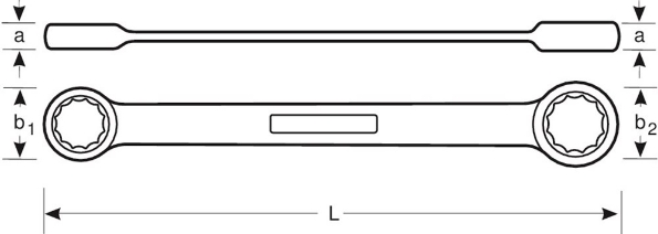 Afbeeldingen van BAHCO Ring-ratelsleutel 1320RM 6-7mm
