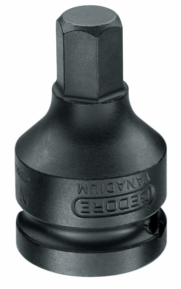 Afbeeldingen van GEDORE Slagmoerdopsleutel 1/2" tbv binnenzeskant-schroeven IN K 19 1/2"x 5mm