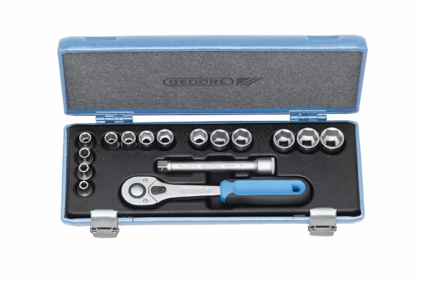 Afbeeldingen van GEDORE Dopsleutelset 3/8" 16-delig 30 D JMU-10