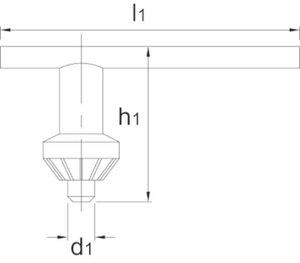 Afbeeldingen van Phantom Phantom Sleutel voor Tandkransboorhouder