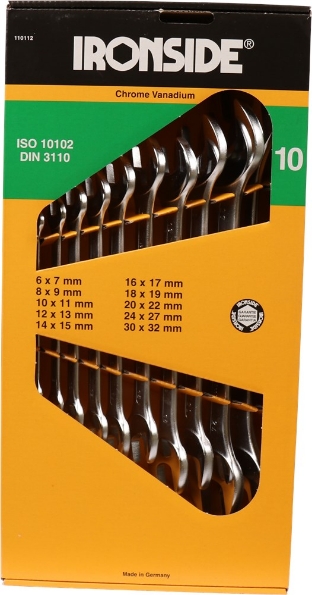 Afbeeldingen van Ironside Steeksleutelset 10-delig
