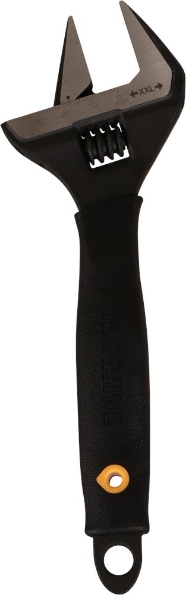 Afbeeldingen van Ironside Verstelbare schroefsleutel softgrip zwart 200mm