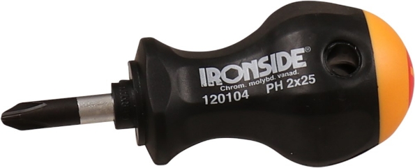 Afbeeldingen van Ironside Schroevendraaier stubby PH2x25mm