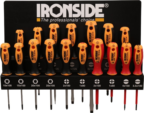 Afbeeldingen van Ironside Schroevendraaiersset 17 delig