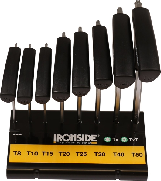 Afbeeldingen van Ironside Stiftsleutelset Torx 8 delig