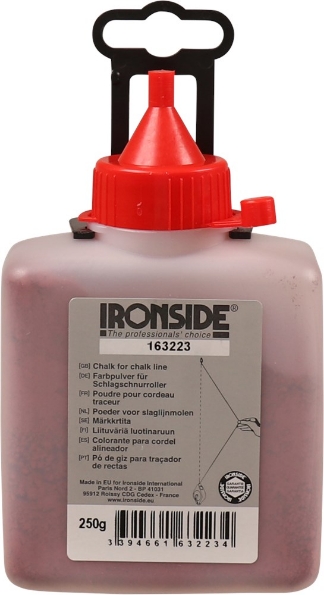 Afbeeldingen van Ironside Slaglijnpoeder 250 gram rood