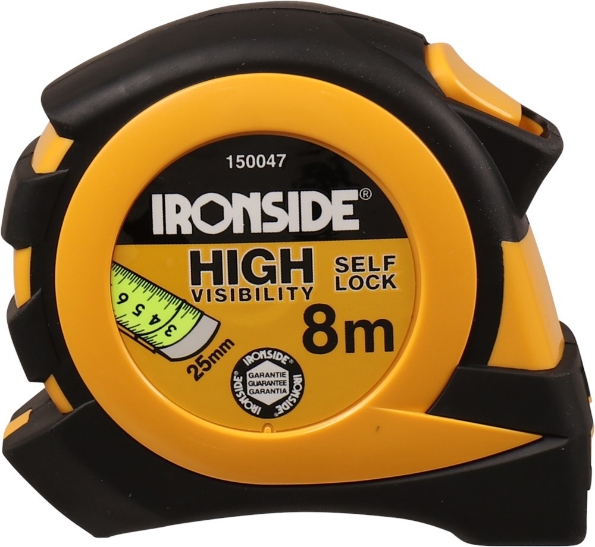 Afbeeldingen van Ironside Rolbandmaat Evolution rubber 25mmx8m