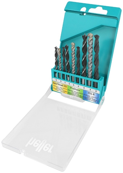 Afbeeldingen van Heller Tools Cassette HSS, steen & hout 3390/09 9 delig