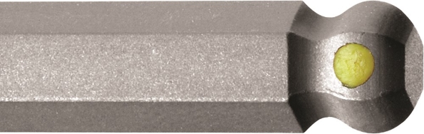 Afbeeldingen van Bondhus Stiftsleutel lang, kogelkopinbus, metrisch, gelabeld 757 1,5mm