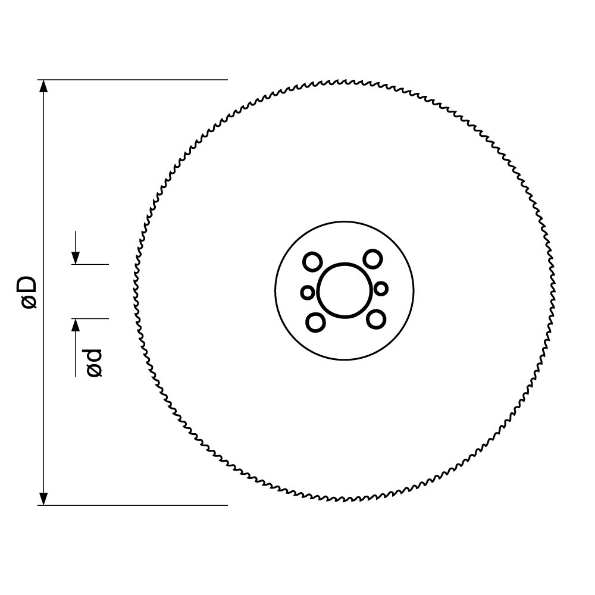 Afbeeldingen van Huvema Cirkelzaagblad CZ 315x32x2.5 Z200