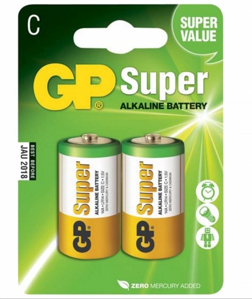Afbeeldingen van GP Batterij Alkaline Super LR14