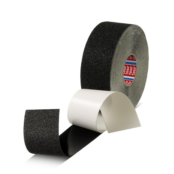 Afbeeldingen van tesa® Anti Slip-tape zwart 60950 50mm x 15m