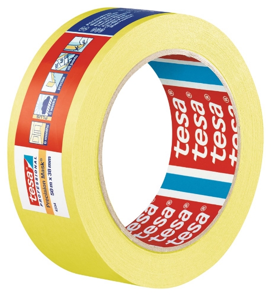 Afbeeldingen van tesa® Precision Mask Indoor 4334 25mmx 50m