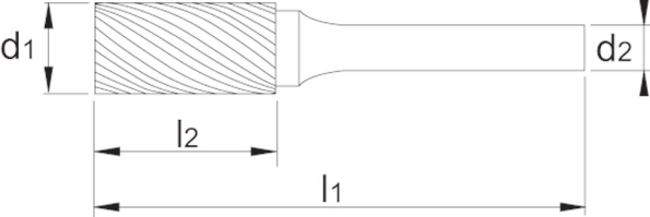 Afbeeldingen van Phantom Phantom HM Stiftfrees model A cilindrisch