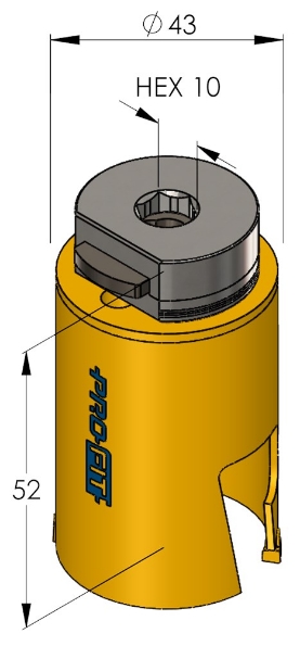 Afbeeldingen van ProFit Gatenzaag Multi Purpose 0908 43mm