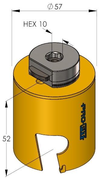 Afbeeldingen van ProFit Gatenzaag Multi Purpose 0908 57mm