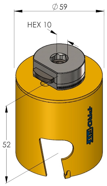 Afbeeldingen van ProFit Gatenzaag Multi Purpose 0908 59mm