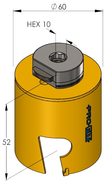 Afbeeldingen van ProFit Gatenzaag Multi Purpose 0908 60mm