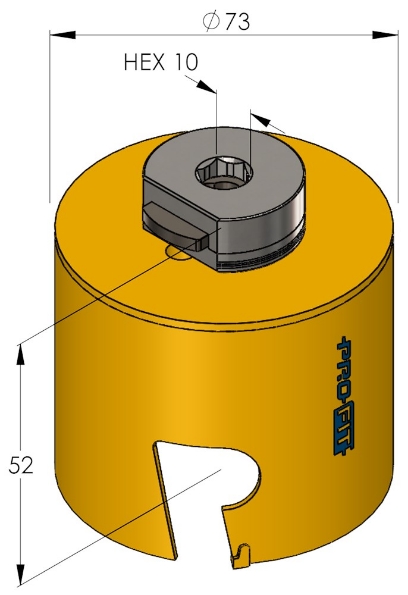 Afbeeldingen van ProFit Gatenzaag Multi Purpose 0908 73mm