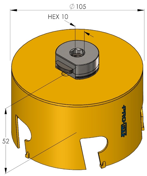 Afbeeldingen van ProFit Gatenzaag Multi Purpose 0908 105mm