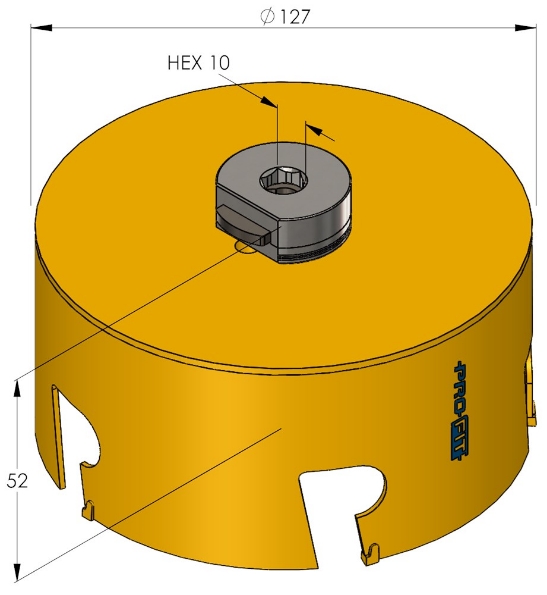 Afbeeldingen van ProFit Gatenzaag Multi Purpose 0908 127mm