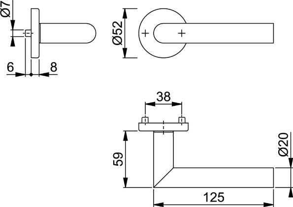 Afbeeldingen van HOPPE Deurkrukgarnituur Amsterdam E1400Z/42KV