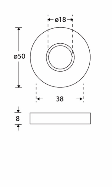 Afbeeldingen van Mi Satori Krukrozet Vivo glans chroom