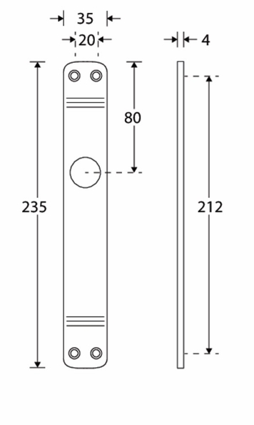 Afbeeldingen van Mi Satori Langschild Art-Deco blind