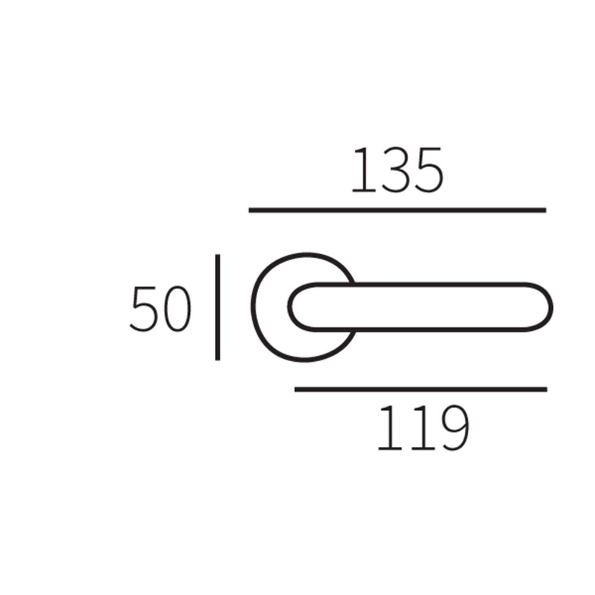 Afbeeldingen van Mariani Deurkruk Baia pvd messing