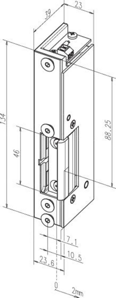 Afbeeldingen van EFFEFF Vluchtweg deuropeners - gecertificeerd - 05 | RR | .. 331URF 24V