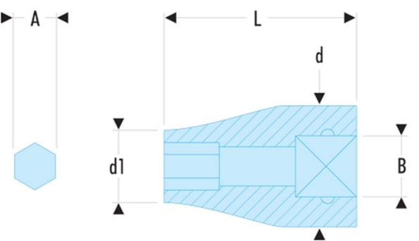 Afbeeldingen van Facom Bithouder S2 5/16"