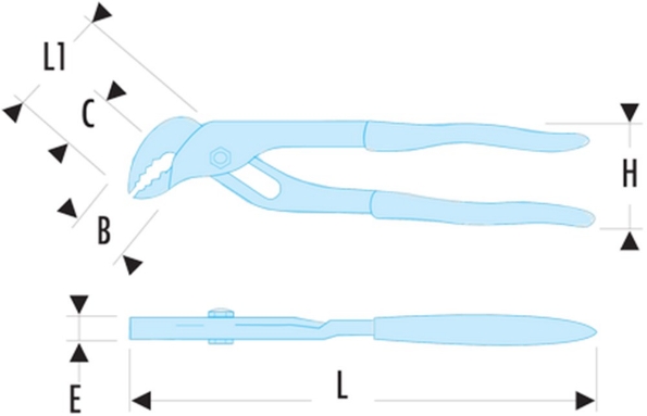 Afbeeldingen van Facom Waterpomptang 484 300mm