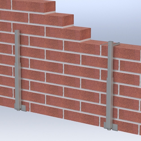 Afbeeldingen van GB Gevelklem 370x80mm