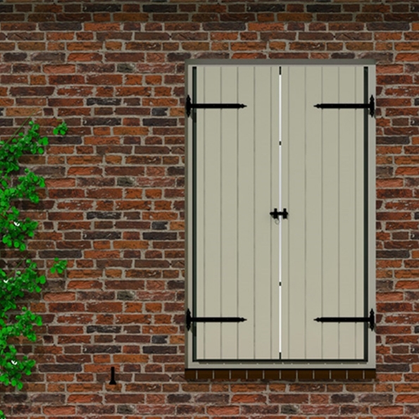 Afbeeldingen van GB Heng Rustica met vierkante gaten Zwart EPZ 500x40x5mm