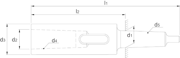 Afbeeldingen van ECO PRO DIN 2187 Verlengde Boorhuls MK x MK 84.110 MK 1 x 2