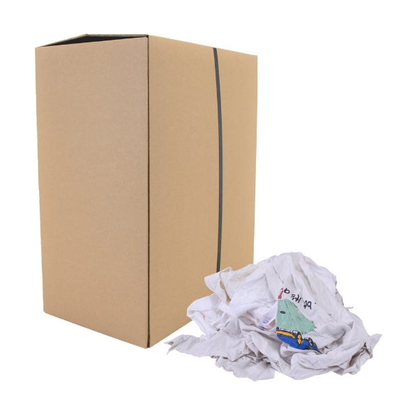 Afbeeldingen van TOWLERS® Poetslap wit Speciaal 5 Kg